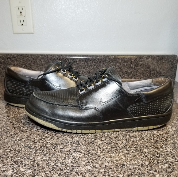 Black nike boat shoes Clearance